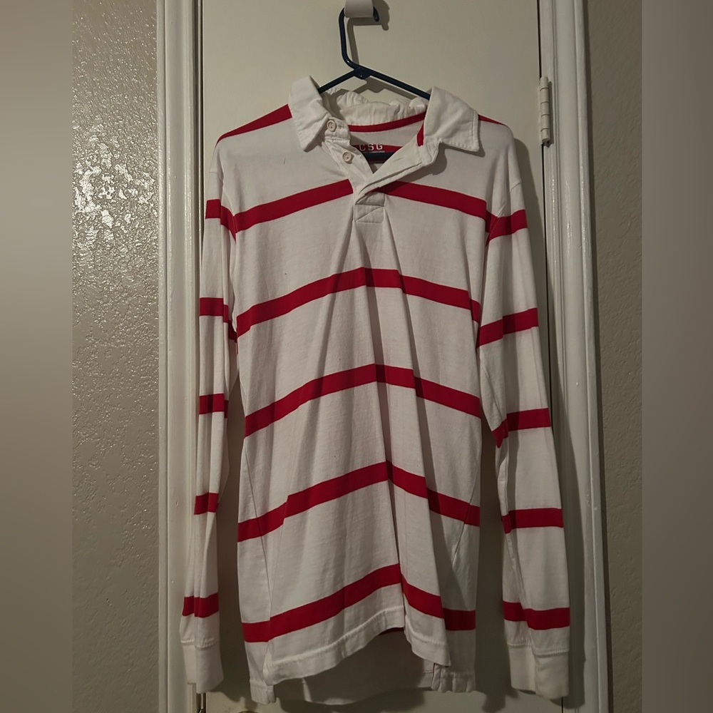 Men’s long sleeve polo shirt